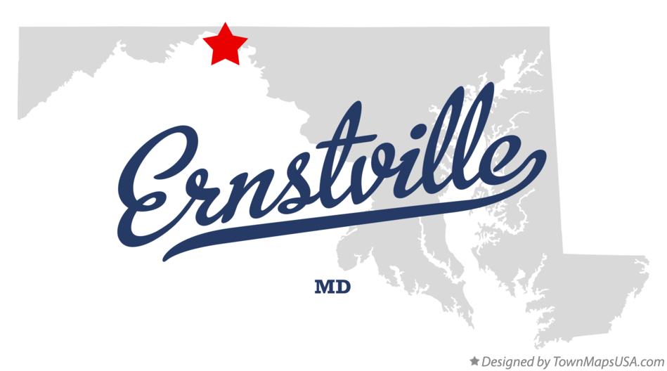 Map of Ernstville Maryland MD