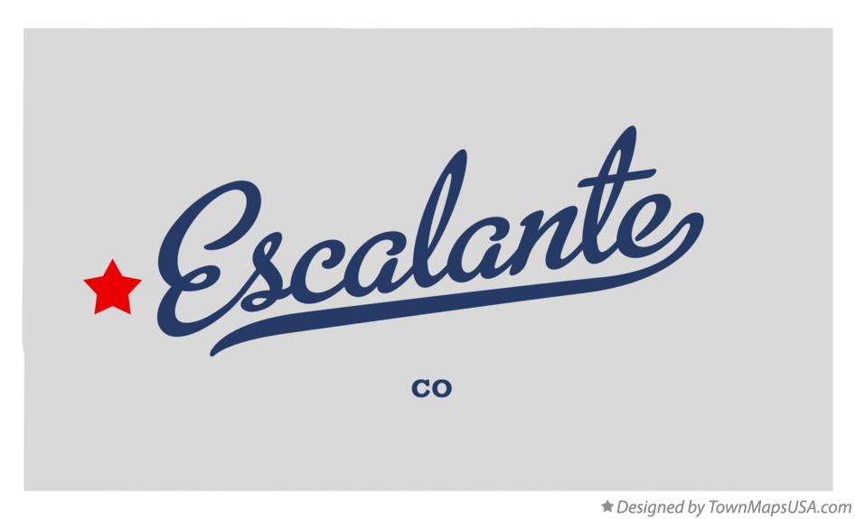 Map of Escalante Colorado CO