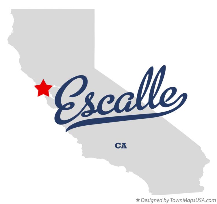 Map of Escalle California CA