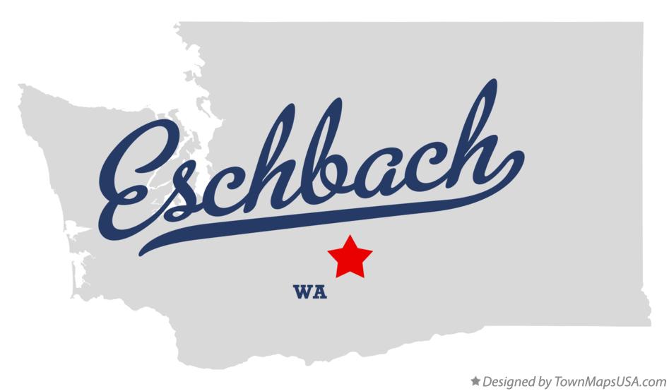 Map of Eschbach Washington WA