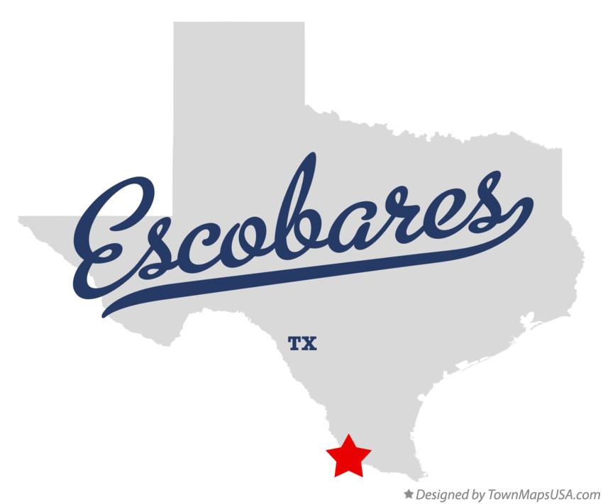 Map of Escobares Texas TX