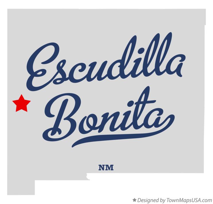 Map of Escudilla Bonita New Mexico NM