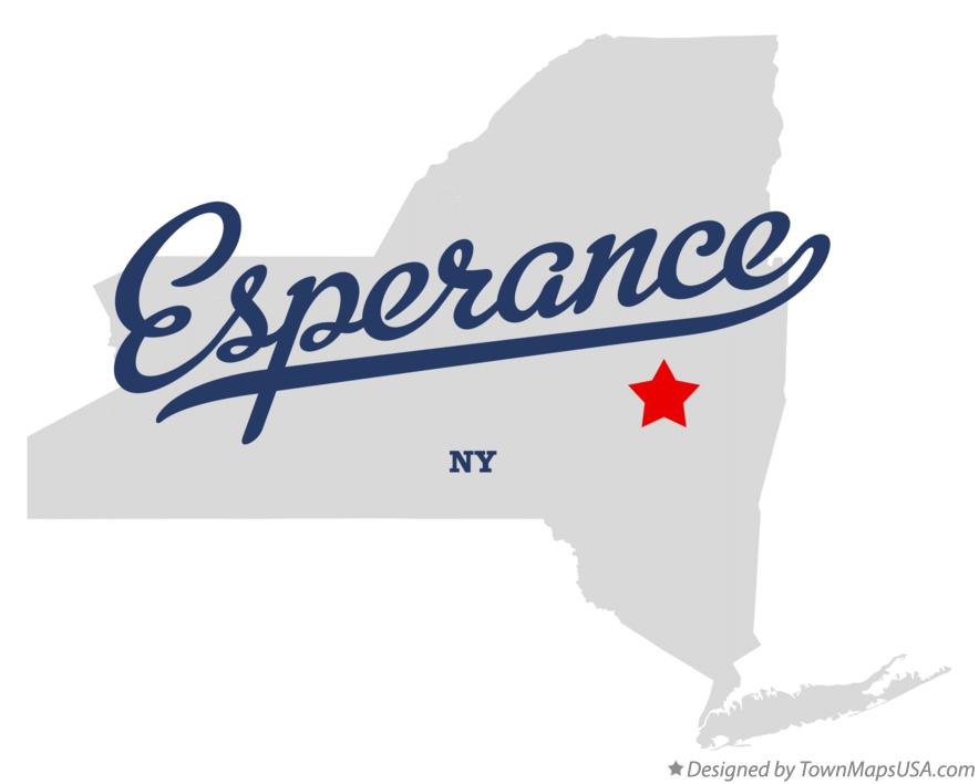 Map of Esperance New York NY