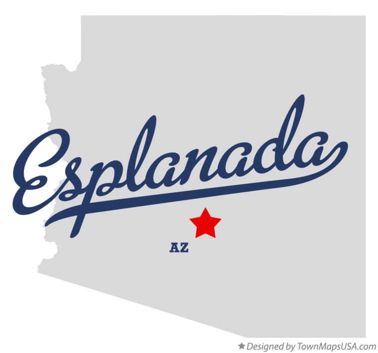 Map of Esplanada Arizona AZ