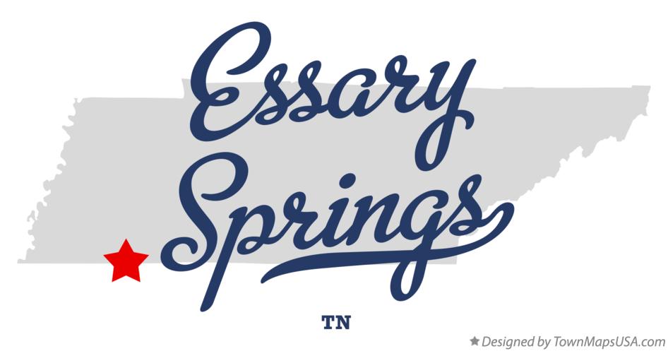 Map of Essary Springs Tennessee TN