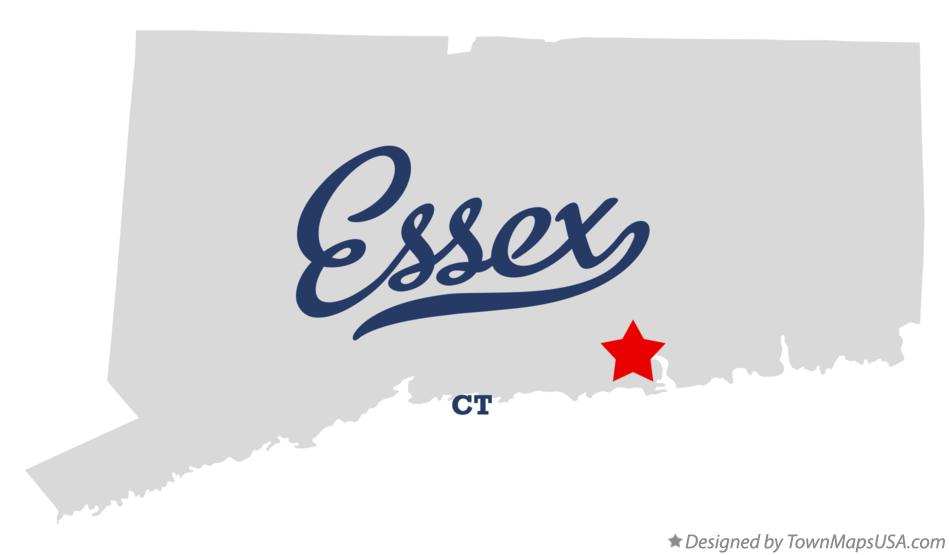 Map of Essex Connecticut CT