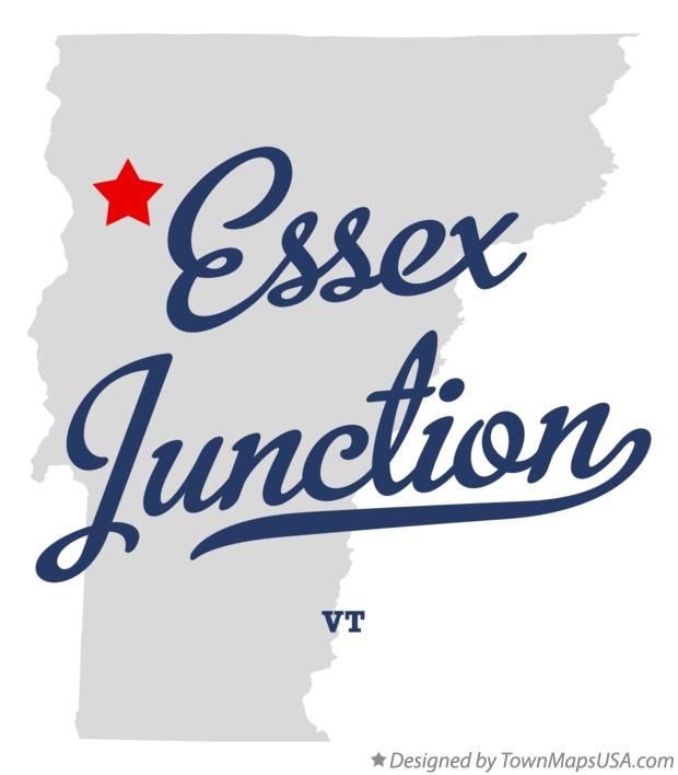 Map of Essex Junction Vermont VT