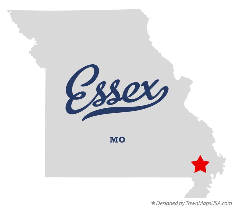 Map of Essex Missouri MO