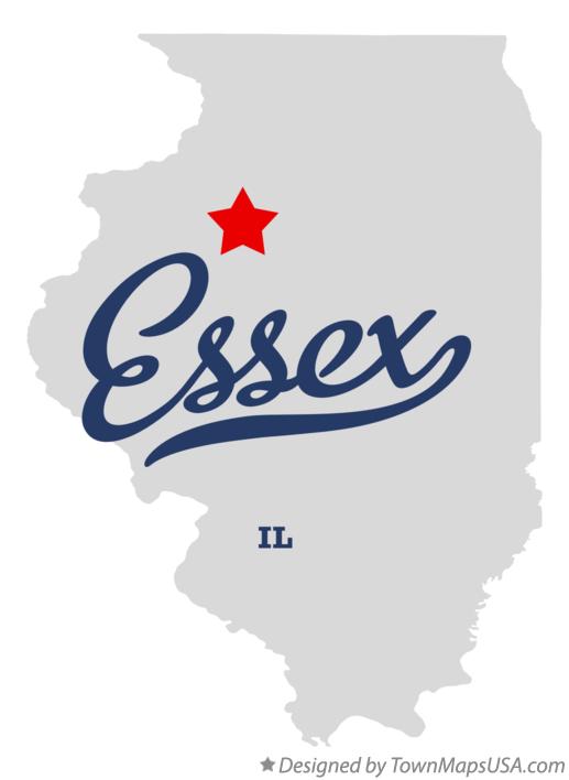 Map of Essex Illinois IL