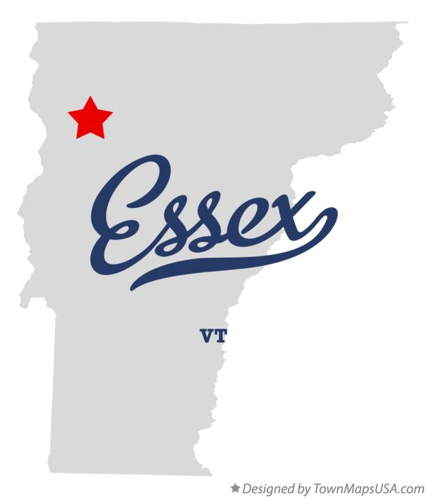 Map of Essex Vermont VT