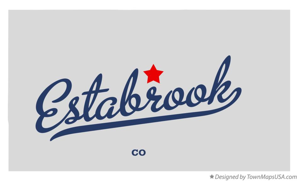 Map of Estabrook Colorado CO