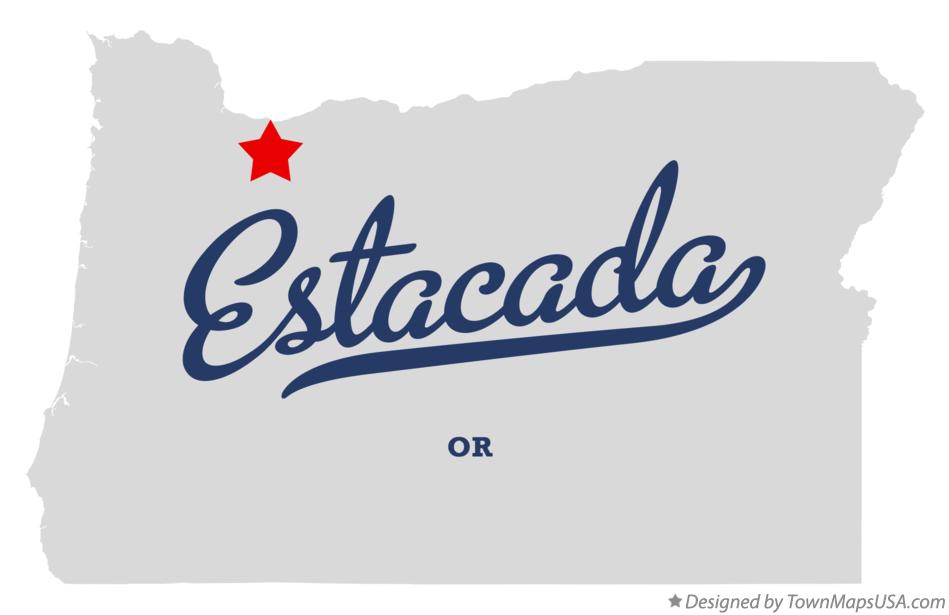 Map of Estacada Oregon OR