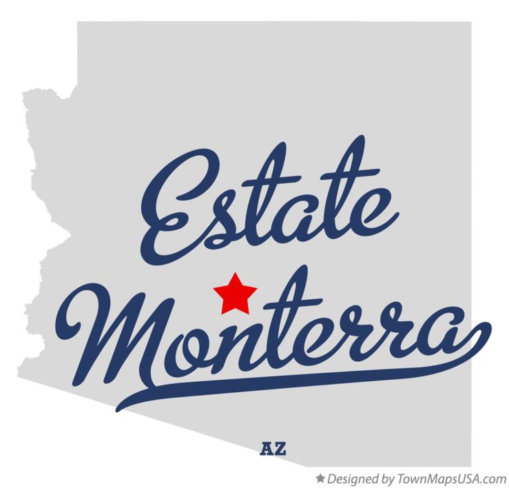 Map of Estate Monterra Arizona AZ