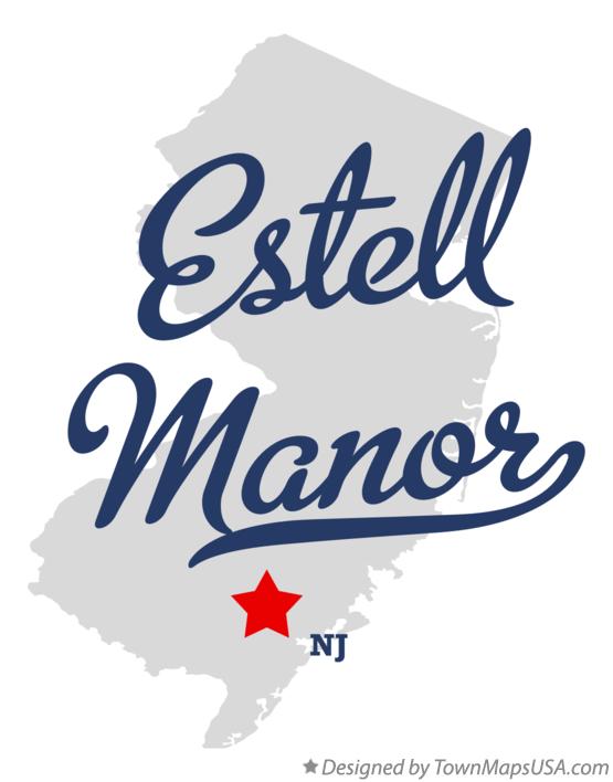 Map of Estell Manor New Jersey NJ