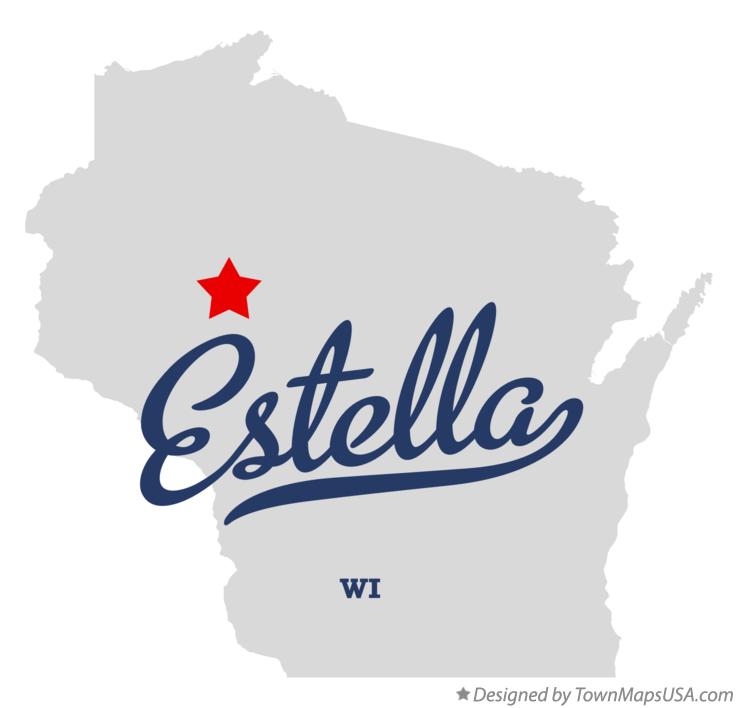 Map of Estella Wisconsin WI
