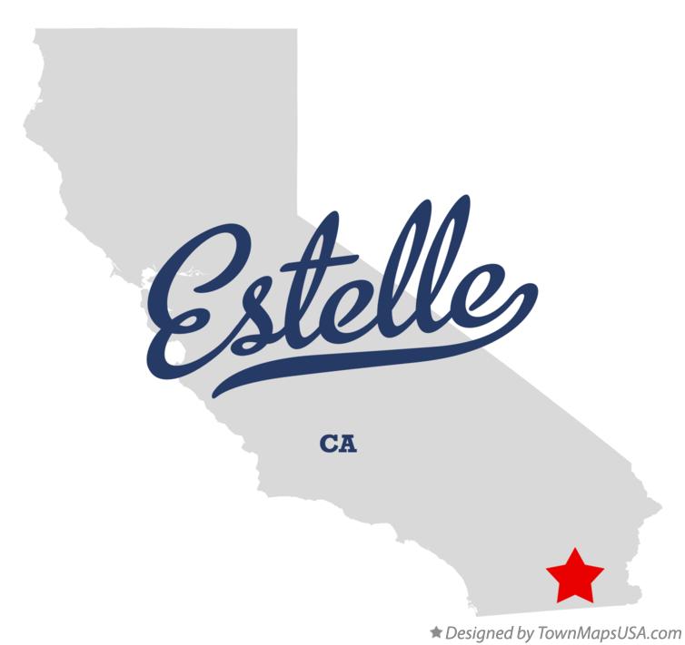 Map of Estelle California CA