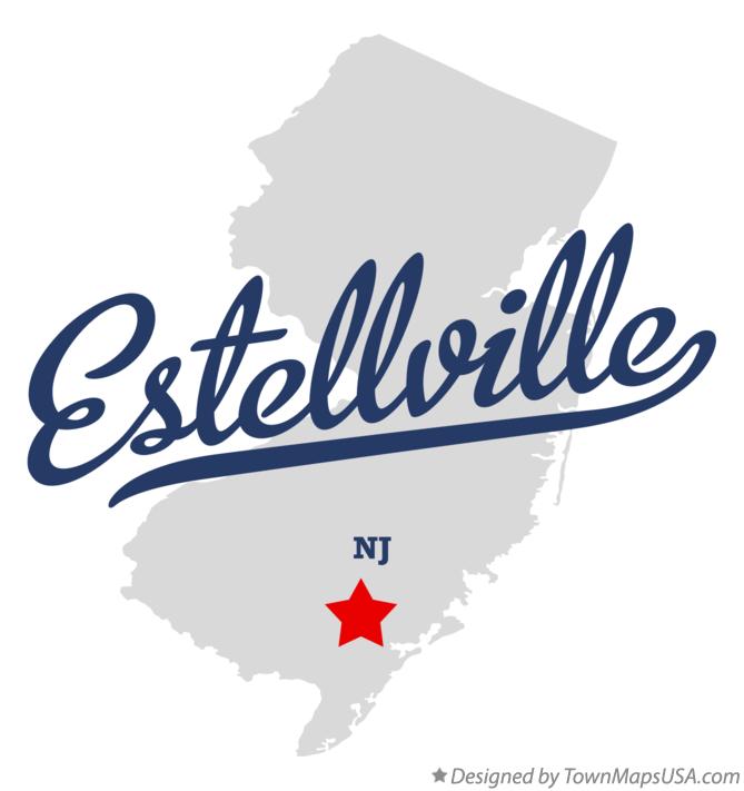 Map of Estellville New Jersey NJ