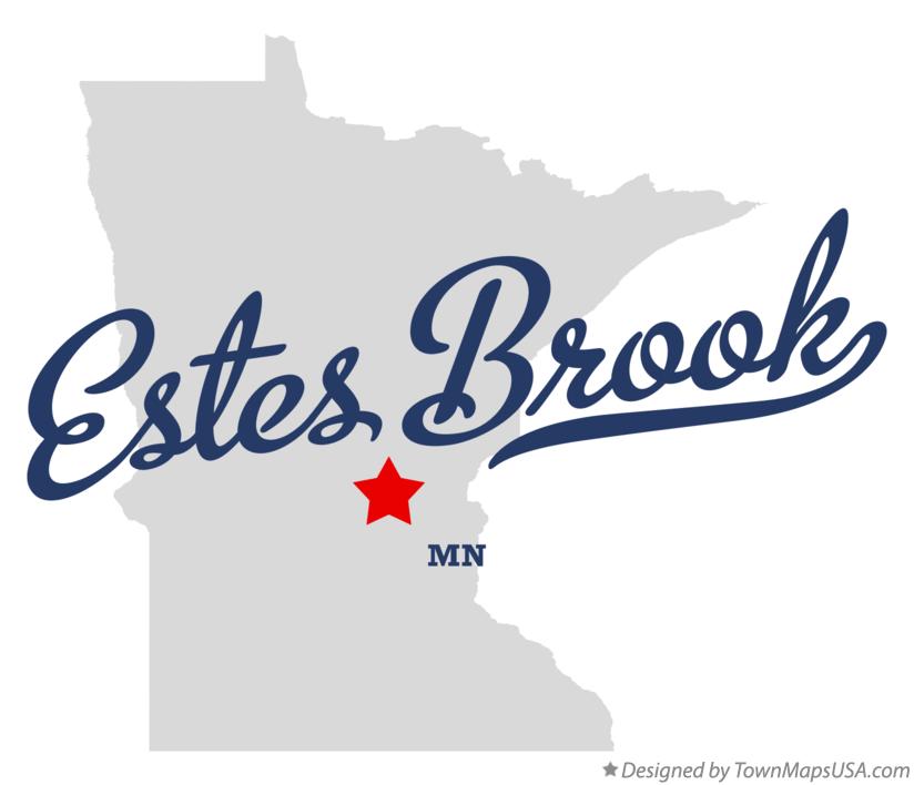 Map of Estes Brook Minnesota MN