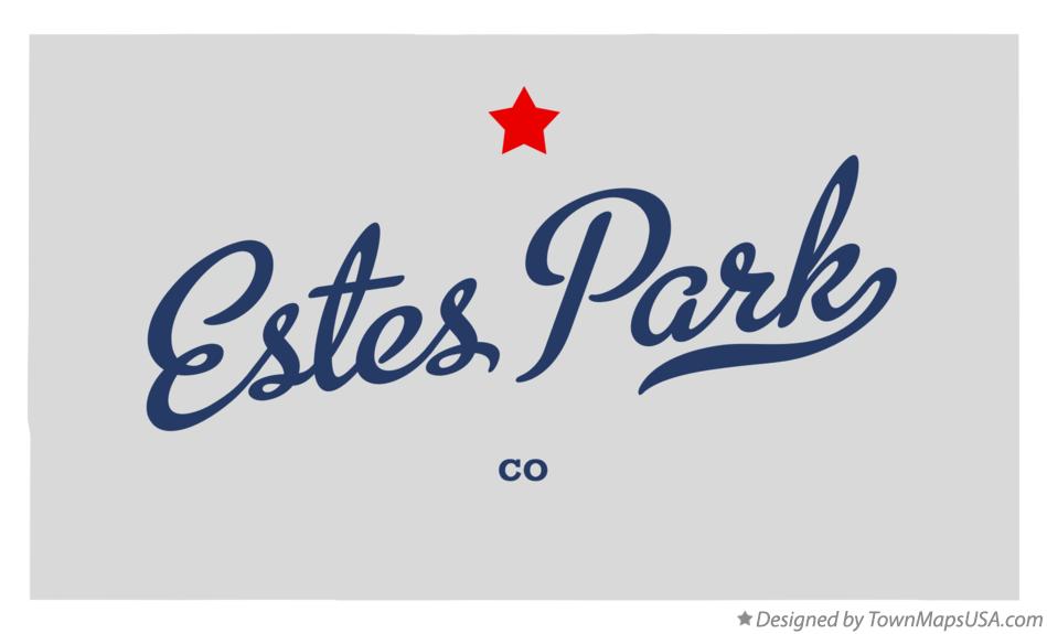 Map of Estes Park Colorado CO