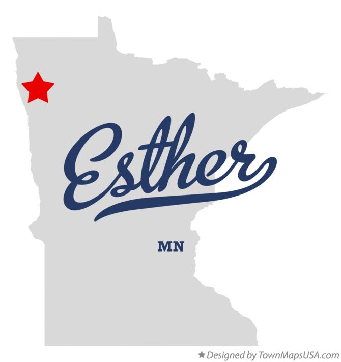 Map of Esther Minnesota MN