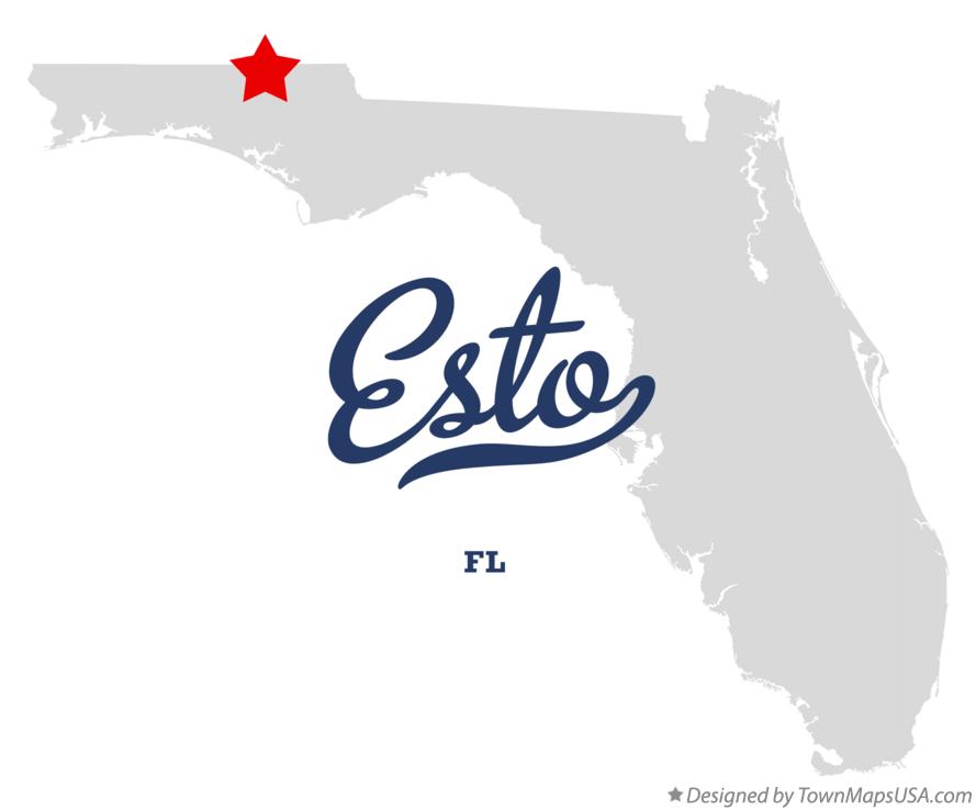 Map of Esto Florida FL