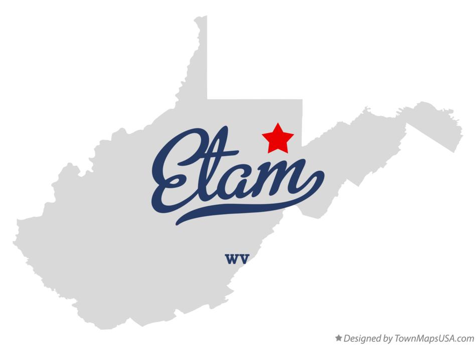 Map of Etam West Virginia WV