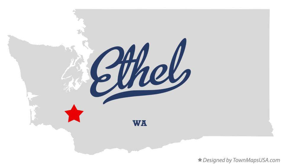 Map of Ethel Washington WA