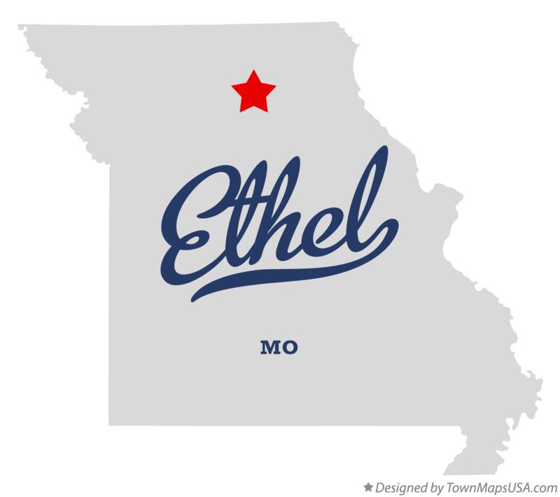 Map Of Ethel Mo Missouri