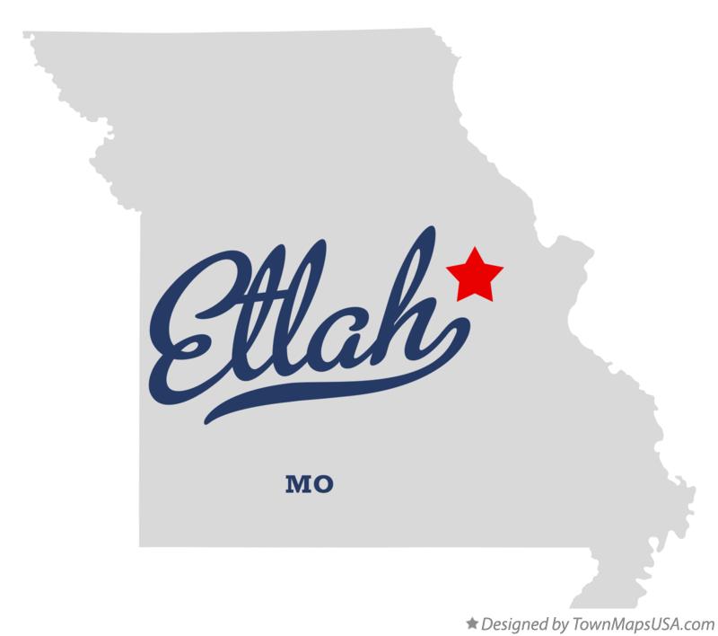 Map of Etlah Missouri MO