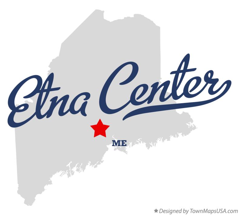 Map of Etna Center Maine ME