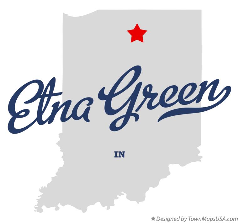Map of Etna Green Indiana IN