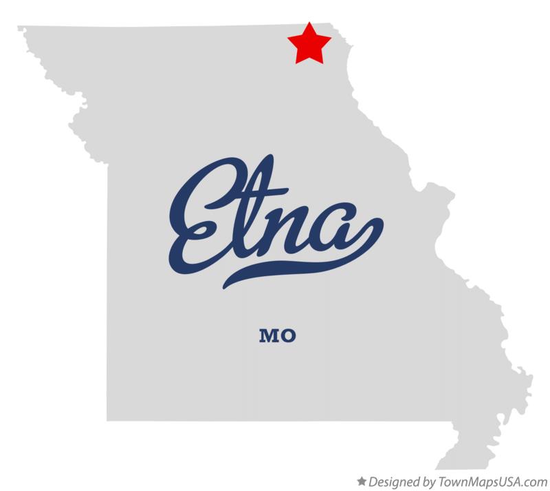 Map of Etna Missouri MO