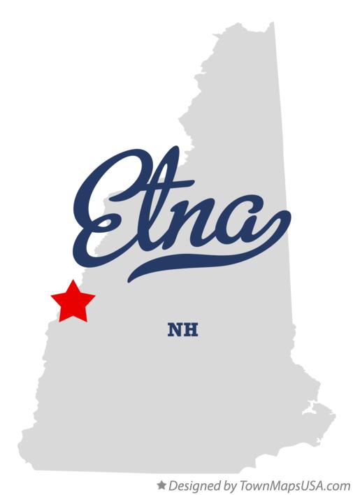 Map of Etna New Hampshire NH