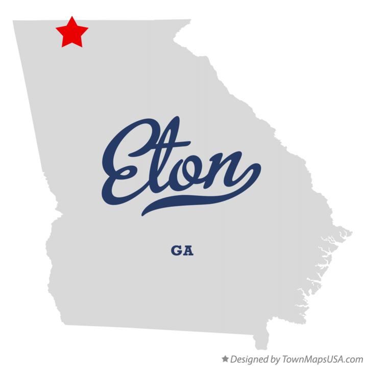 Map of Eton Georgia GA