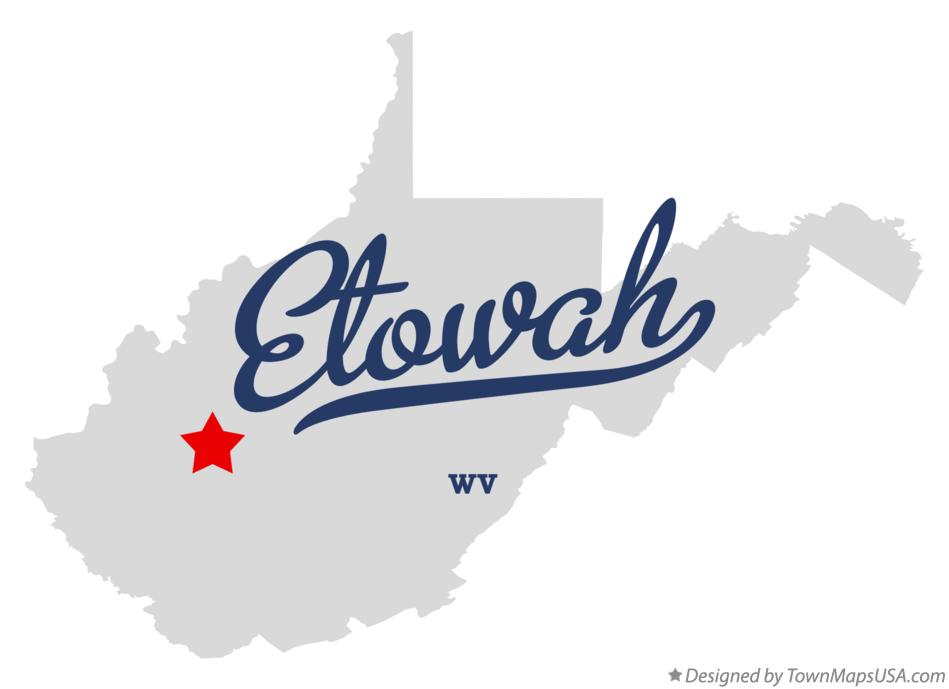Map of Etowah West Virginia WV
