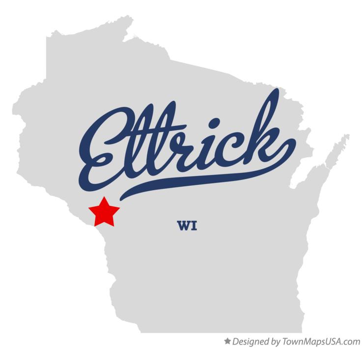 Map of Ettrick Wisconsin WI