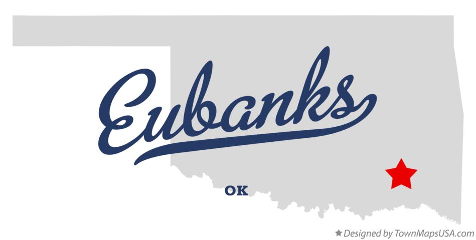 Map of Eubanks Oklahoma OK