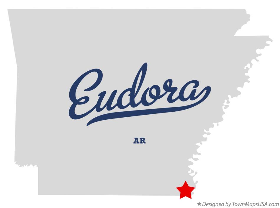 Map of Eudora Arkansas AR