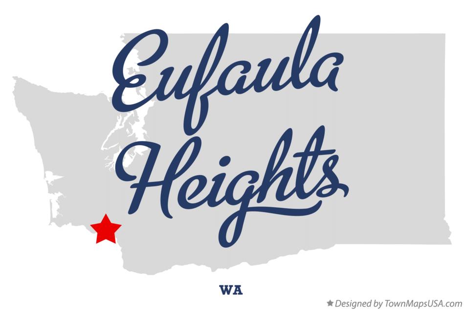 Map of Eufaula Heights Washington WA