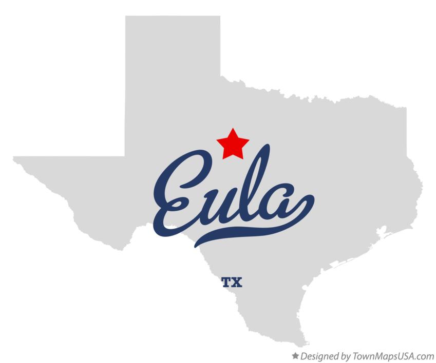 Map of Eula Texas TX