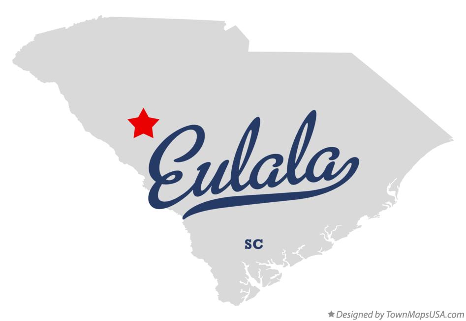 Map of Eulala South Carolina SC