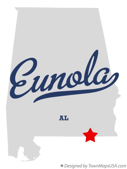 Map of Eunola Alabama AL