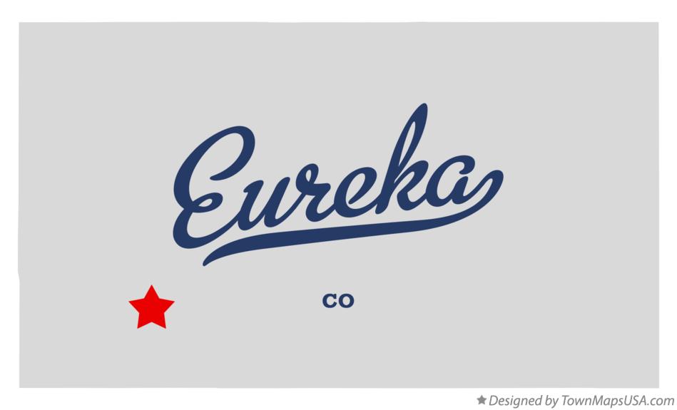 Map of Eureka Colorado CO