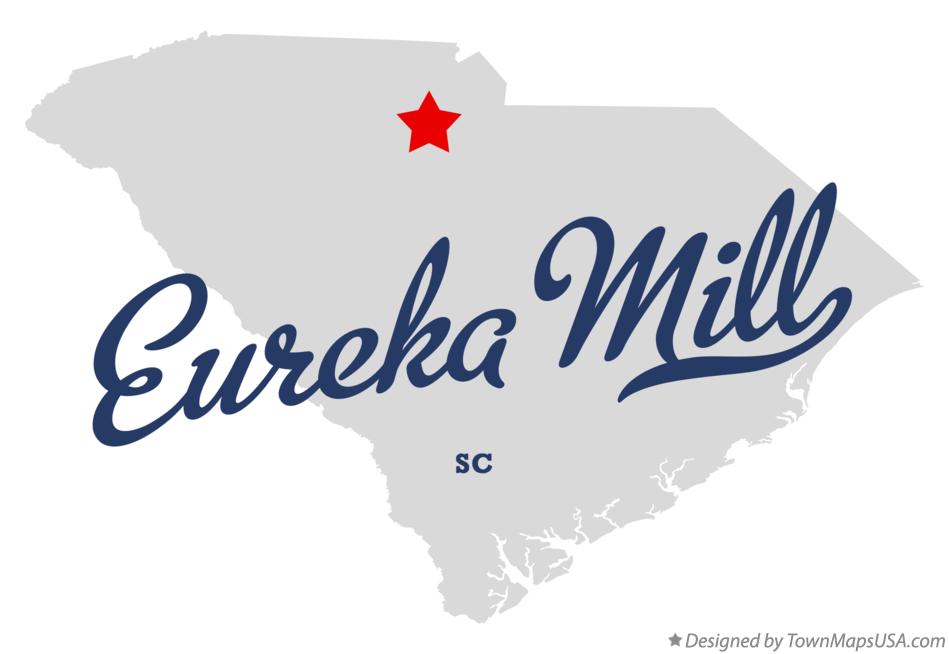 Map of Eureka Mill South Carolina SC