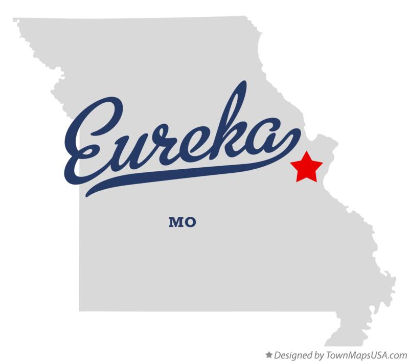 Map of Eureka Missouri MO