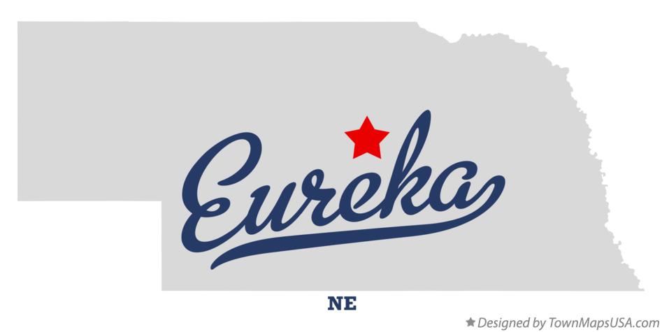 Map of Eureka Nebraska NE