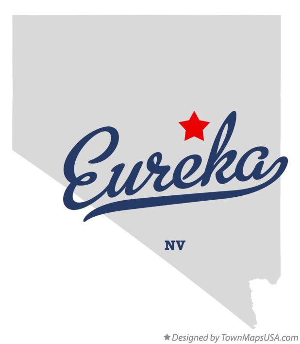 Map of Eureka Nevada NV