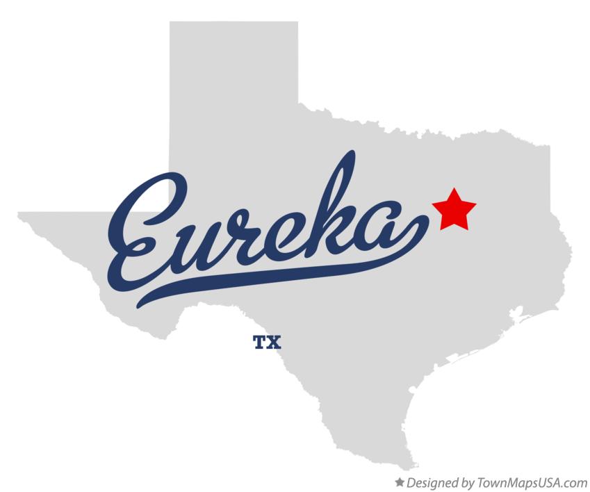 Map of Eureka Texas TX