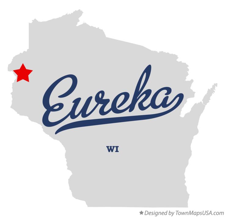 Map of Eureka Wisconsin WI