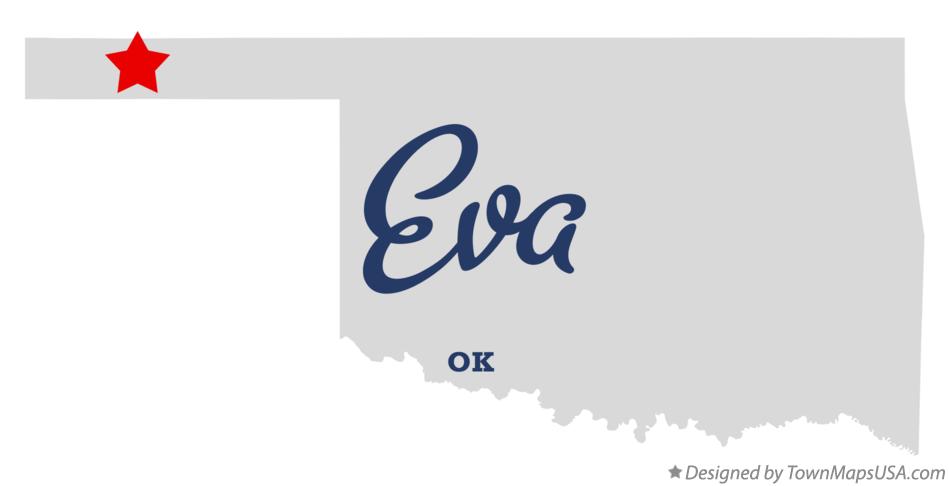 Map of Eva Oklahoma OK